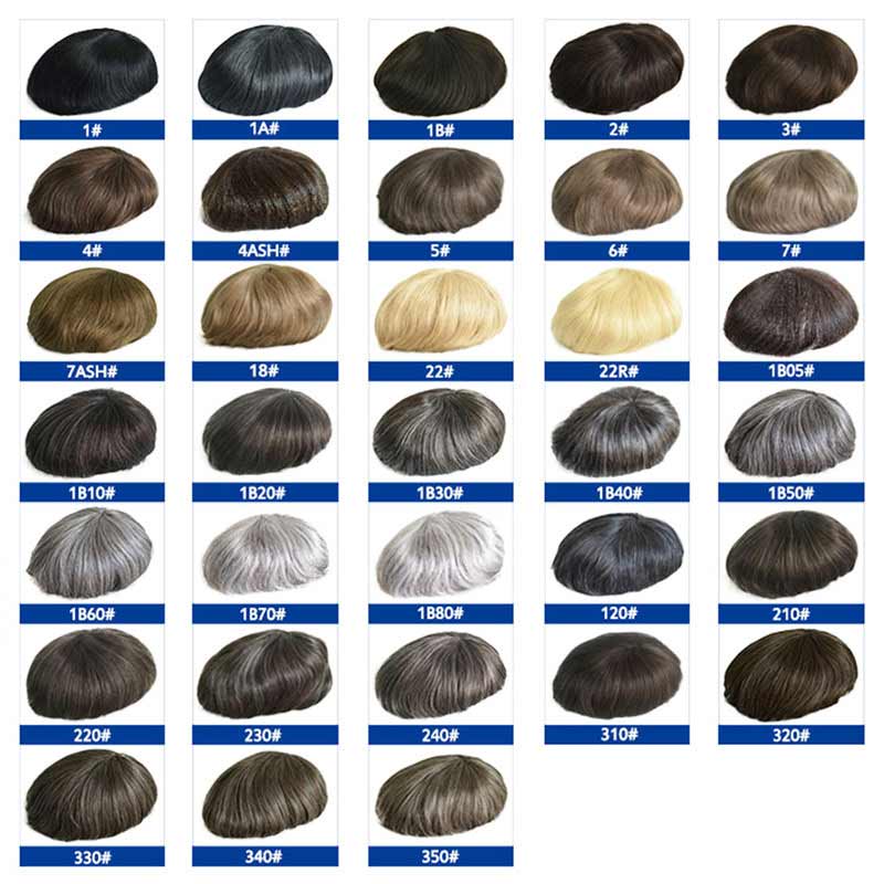 Indian Hair Silk Base Toupee for Women