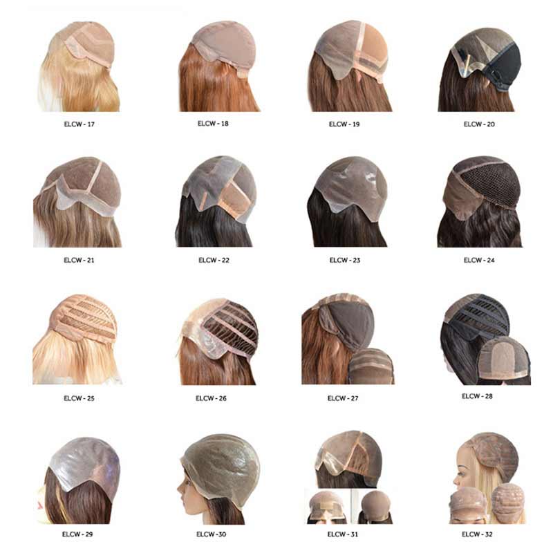 Customized human hair wig top quality glue adhesive full lace wig